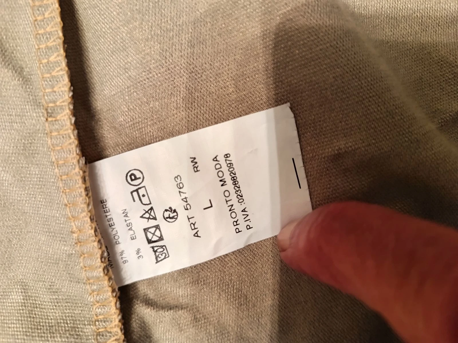 Leather-look skirt size L – photo 5